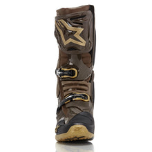 Load image into Gallery viewer, Alpinestars Tech 10 Boots - Dark Brown Kangaroo Gold
