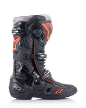 Load image into Gallery viewer, Alpinestars Tech 10 Black/Fluro Red Boots