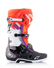 Alpinestars Tech 10 Black/Fluro Red/Fluro Orange/White Boots