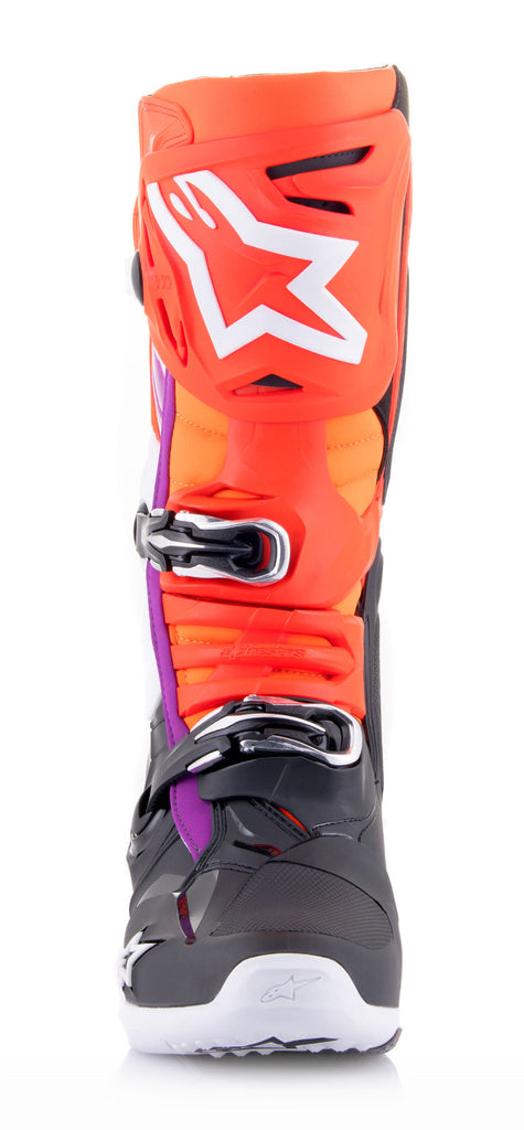 Alpinestars Tech 10 Black/Fluro Red/Fluro Orange/White Boots