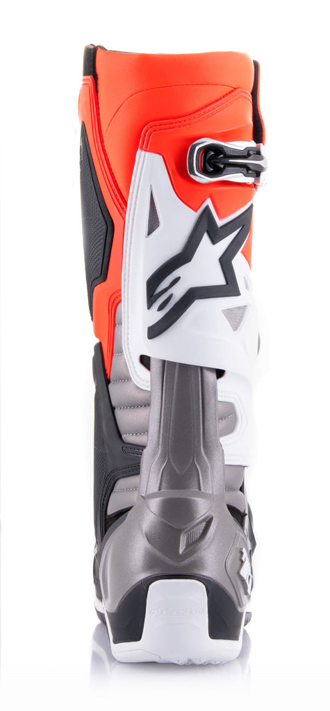 Alpinestars Tech 10 Black/Fluro Red/Fluro Orange/White Boots