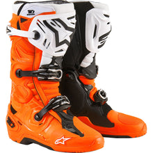 Load image into Gallery viewer, Alpinestars Tech 10 Enduro Boots - Fluro Orange Black White