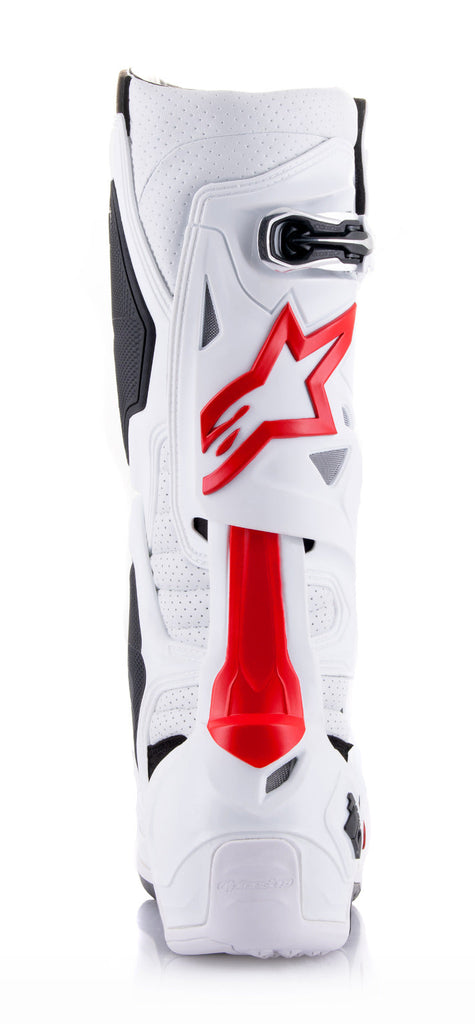 Alpinestars Tech 10 Supervented White/Bright Red Boots - View 5 | Everest Motorcycles