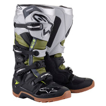 Load image into Gallery viewer, Alpinestars Tech 7 Enduro Boots - Black Silver/Military Green