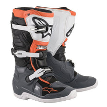 Load image into Gallery viewer, Alpinestars Tech 7S Youth MX Boots - Black/Grey/White/Fluro/Orange - MotoHeaven