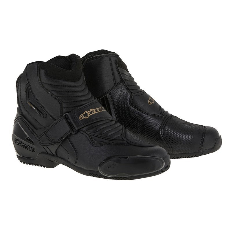 Alpinestars Womens SMX-1R Ride Shoe - Black/Gold | Everest Motorcycles