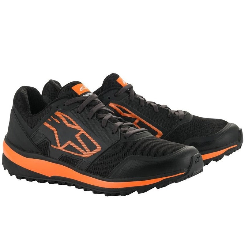 Alpinestars Meta Trail Off Road Shoe - Black/Orange - View 1 | Everest Motorcycles