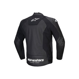 Alpinestars Faster V3 Air Leather Jacket - Black White