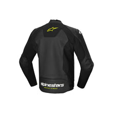 Load image into Gallery viewer, Alpinestars Faster V3 Air Leather Jacket - Black White Yellow Fluro