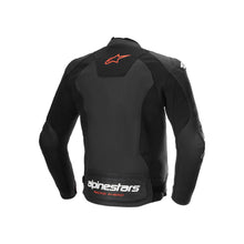 Load image into Gallery viewer, Alpinestars Faster V3 Air Leather Jacket - Black Red Fluro