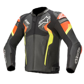 Alpinestars Atem V4 Motorcycle Jacket - Black/Fluro/Red/Fluro/Yellow - View 1 | Everest Motorcycles
