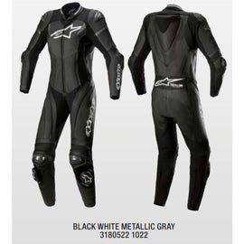 Alpinestars Womens Gp Plus One Piece Suit - Black White Metallic Gray