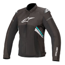 Load image into Gallery viewer, Alpinestars Stella T-GP Plus R V3 Air Motorcycle Jacket - Black/White/Teal - MotoHeaven