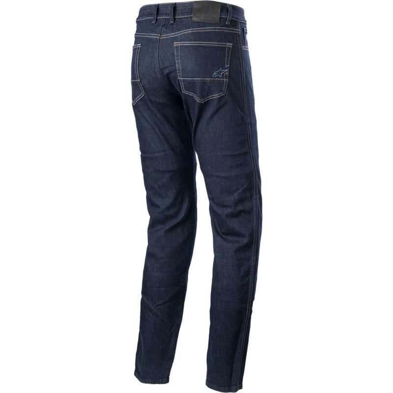 Alpinestars Sektor Regular Fit Technical Denim Pants - Mid Blue - View 2 | Everest Motorcycles
