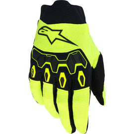 Alpinestars 2026 Full Bore V2 Youth Gloves - Fluro Yellow/Black - View 1 | Everest Motorcycles