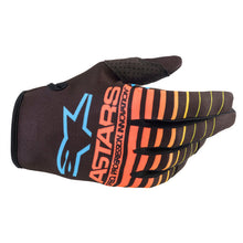 Load image into Gallery viewer, Alpinestars 2022 Youth Radar Gloves  - Black/Fluro Yellow/Coral