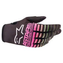 Load image into Gallery viewer, Alpinestars 2022 Radar Gloves - Black Green/Fluro Pink