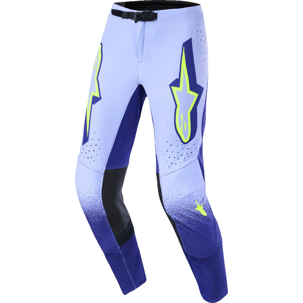 Alpinestars 2026 Supertech Scenz Pants - Purple/Fluro-Yellow - View 1 | Everest Motorcycles