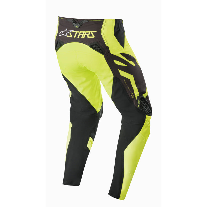 Alpinestars 2019 Techstar Factory MX Motorcycle Pants - Black/Fluro Yellow - View 2 | Everest Motorcycles
