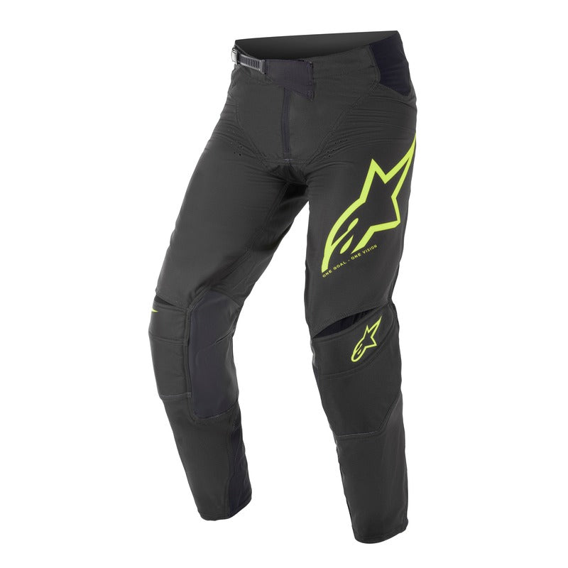 Alpinestars 2021 Techstar Phantom MX Pants - Black/Yellow - View 2 | Everest Motorcycles