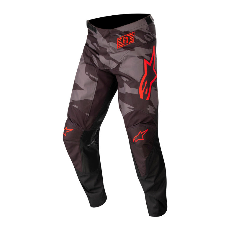 Alpinestars 2022 Racer Tactical Pants - Black/Grey Camo/Fluro Red