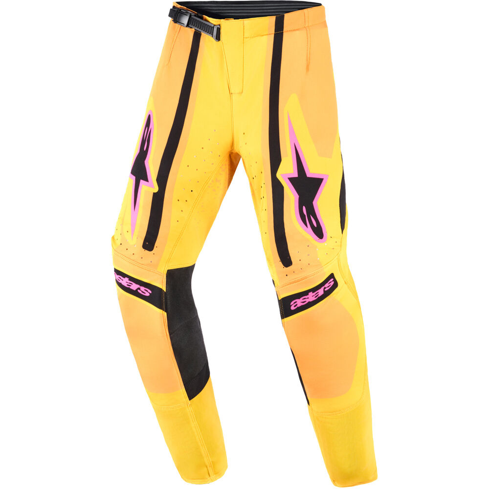 Alpinestars 2026 Youth Supertech Nomur Pants - Orange/Yellow/Pink - View 1 | Everest Motorcycles