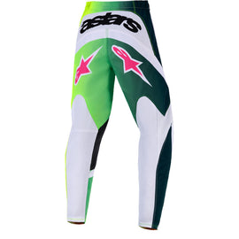 Alpinestars 2026 Youth Fluid Portl Pants - Green/White/Black - View 2 | Everest Motorcycles