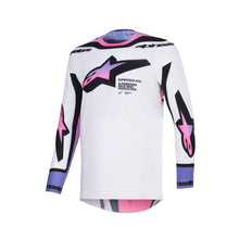 Load image into Gallery viewer, Alpinestars 2026 Supertech Pro Vista Jersey - White/Purple/Black - View 1 | Everest Motorcycles