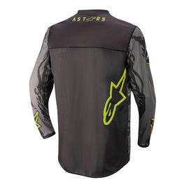 Alpinestars 2022 Racer Tactical Jersey - Black Grey Camo Yellow Fluo