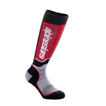 Load image into Gallery viewer, Alpinestars Youth Mx Plus Socks - Black Grey Red