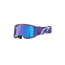Load image into Gallery viewer, Alpinestars Vision 8 Corp Goggles With Mirror Blue Lens - Purple