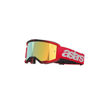 Load image into Gallery viewer, Alpinestars Vision 5 Blaze Goggles With Mirror Gold Lens - Red