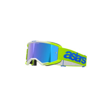Load image into Gallery viewer, Alpinestars Vision 5 Blaze Goggles Mirror Blue Lens - Fluro Yellow Blue