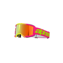 Load image into Gallery viewer, Alpinestars Vision 5 Wordmark Goggles With Mirror Red Lens - Pink Fluro Yellow