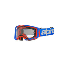 Load image into Gallery viewer, Alpinestars Vision 8 Wordmark Goggles - Dual Pane Clear Lens - Blue Orange