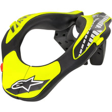 Load image into Gallery viewer, Alpinestars Youth Neck Black Fluro/Yellow Support | Everest Motorcycles