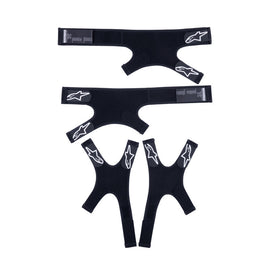 Alpinestars Straps Set L&R For Rk-7 Knee Brace - Black White