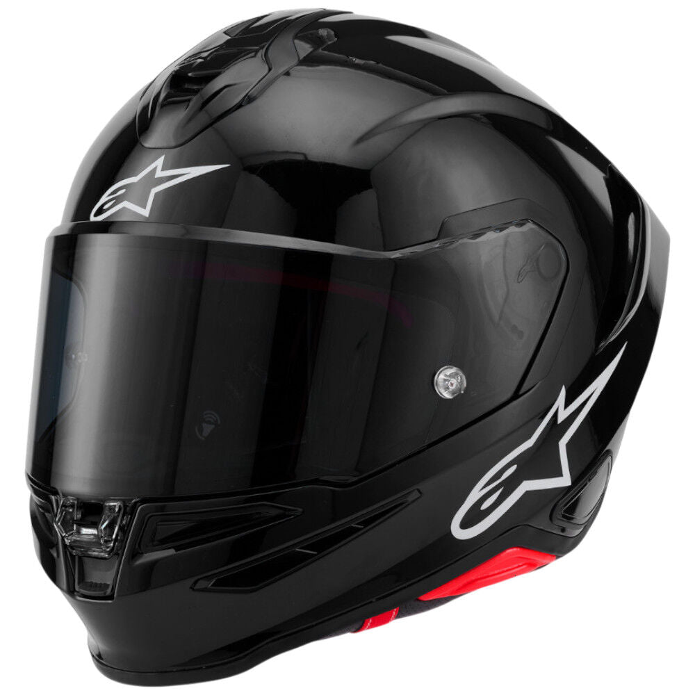 Alpinestars Supertech S-R7 Solid ECE06/DOT Full Face Helmet  Black Glossy