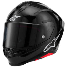 Load image into Gallery viewer, Alpinestars Supertech S-R7 Solid ECE06/DOT Full Face Helmet  Black Glossy