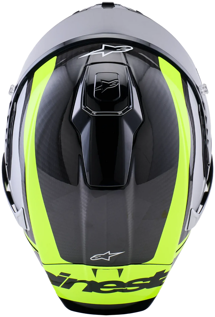 Alpinestars Supertech SR10 Arius ECE 22.06 Helmet - Black/Silver/Yellow - MotoHeaven