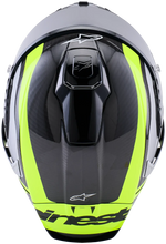 Load image into Gallery viewer, Alpinestars Supertech SR10 Arius ECE 22.06 Helmet - Black/Silver/Yellow - MotoHeaven