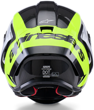 Load image into Gallery viewer, Alpinestars Supertech SR10 Arius ECE 22.06 Helmet - Black/Silver/Yellow - MotoHeaven