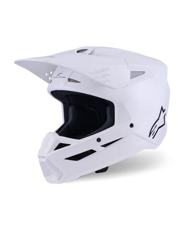 Alpinestars SM3 Solid Helmet ECE 22.06 - Glossy White