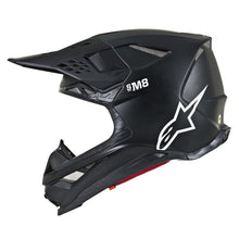 Load image into Gallery viewer, Alpinestars MX 2019 S-M8 Solid Motocross Helmet - Matte Black - View 6 | Everest Motorcycles