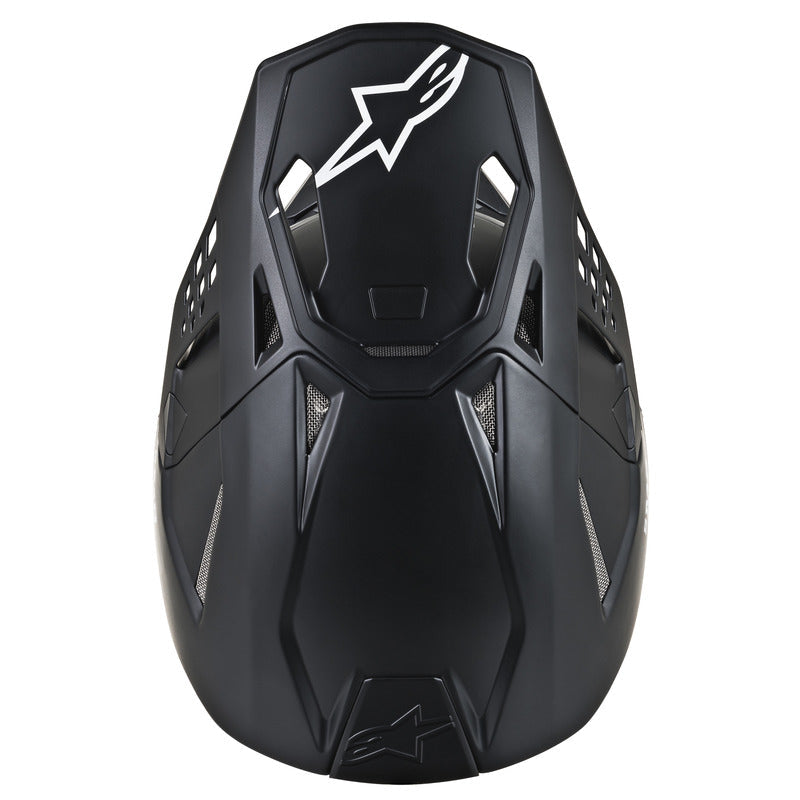 Alpinestars MX 2019 S-M8 Solid Motocross Helmet - Matte Black - View 7 | Everest Motorcycles