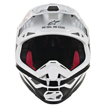 Load image into Gallery viewer, Alpinestars MX 2019 S-M8 Triple Motocross Helmet - Red/White/Black - View 2 | Everest Motorcycles