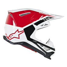Load image into Gallery viewer, Alpinestars MX 2019 S-M8 Triple Motocross Helmet - Red/White/Black - View 3 | Everest Motorcycles