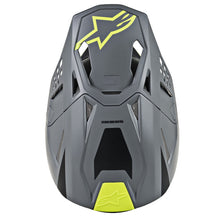 Load image into Gallery viewer, Alpinestars MX 2019 S-M8 Radium Motocross Helmet - Black/Fluro/Grey - View 7 | Everest Motorcycles