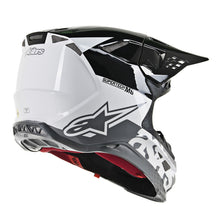 Load image into Gallery viewer, Alpinestars MX 2019 S-M8 Radium Motocross Helmet - Black/White/Grey - View 4 | Everest Motorcycles