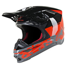 Load image into Gallery viewer, Alpinestars MX 2019 S-M8 Radium Motocross Helmet - Fluro Red/Black - View 1 | Everest Motorcycles